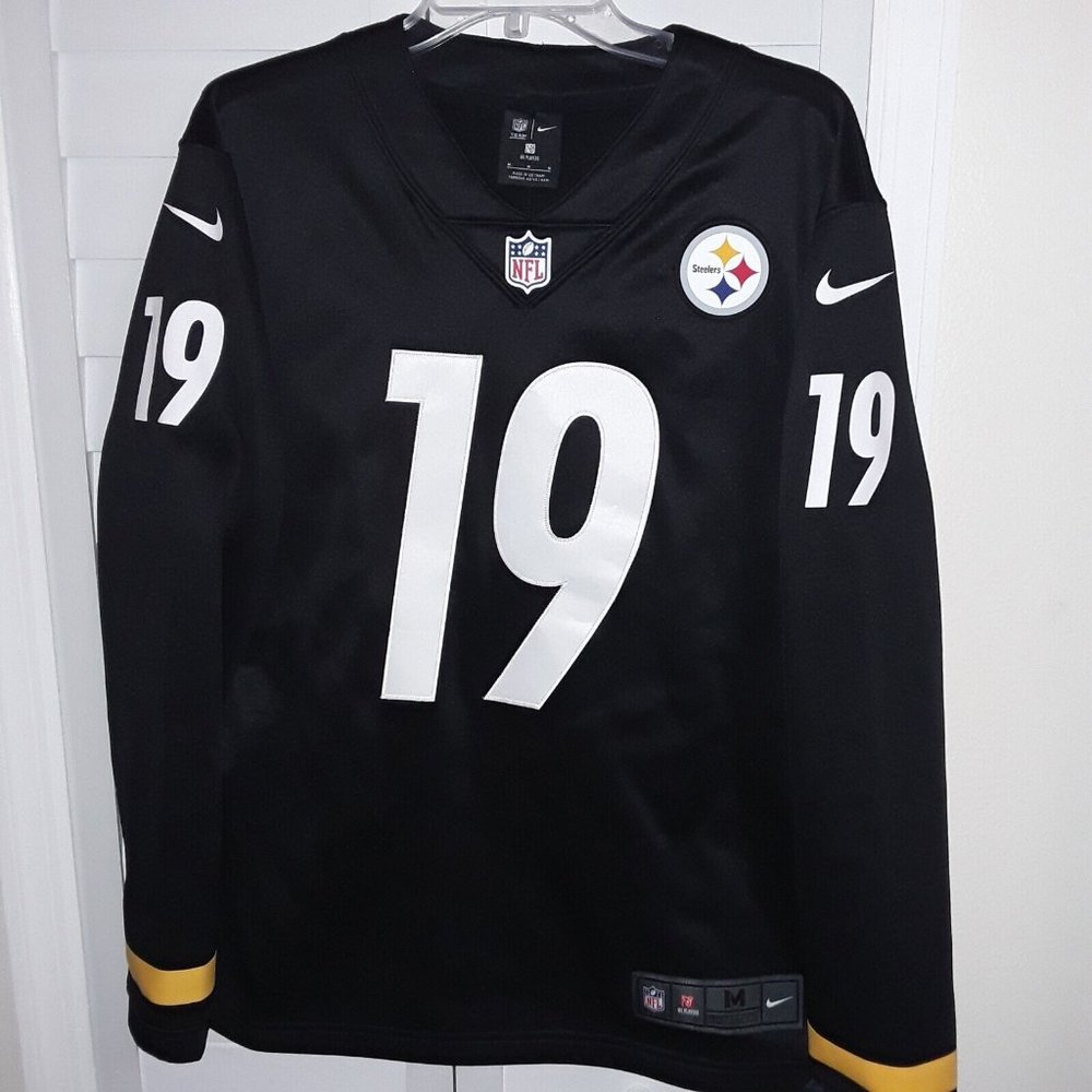 Nike Therma Pittsburgh Steelers JuJu Smith Schuster L/S Jersey, Size Med. EUC